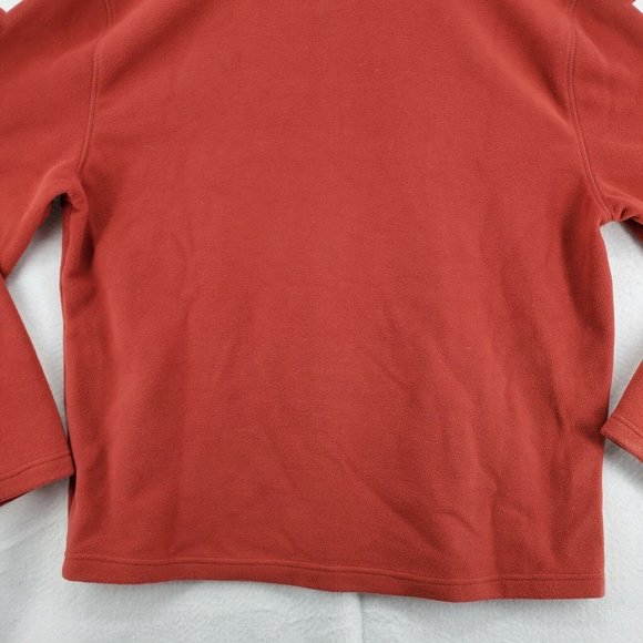 St John's Bay Shirt Men's Long Sleeve1/4 Zip Pullover Polyester Blend Red XL - Picture 8 of 11